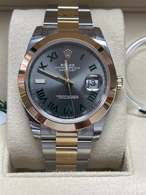 rolex wimbledon bicolor|rolex wimbledon for sale.